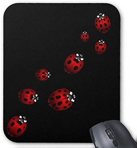 PROEVERlisaKim Ladybug Art Office&Gaming Rectangle Mouse Pad in 250mm*200mm*3mm