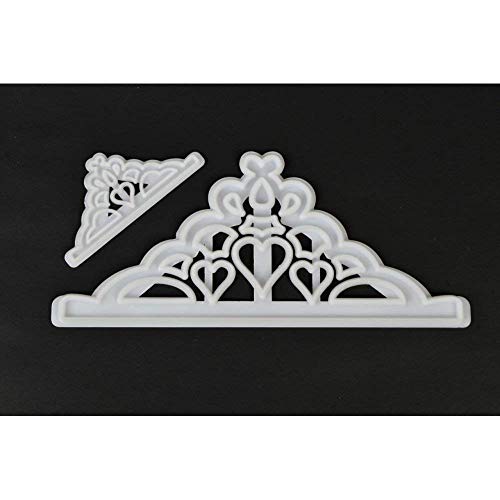 FMM Cutter Tiara Fondant Icing Cutting Tool for Cake Decoration - Set of 2
