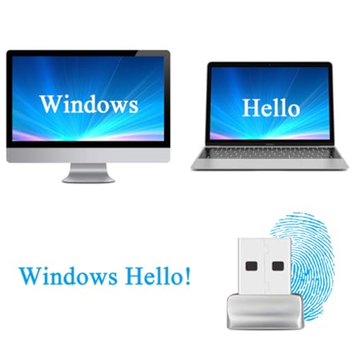 Lecteur d'empreintes digitales USB clé de sécurité Windows Hello PC portable biométrique x2