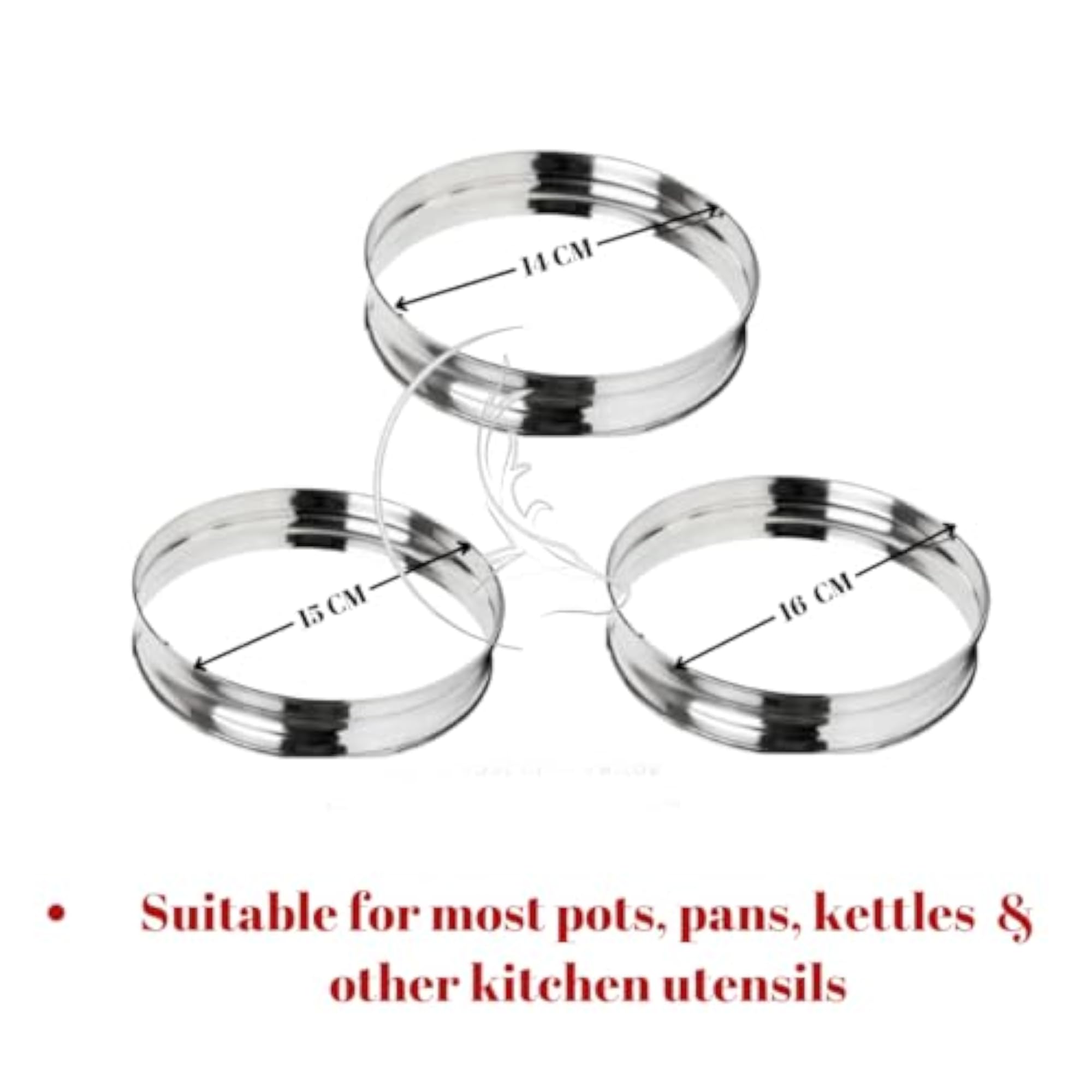Stainless Steel Round Table Ring, Hot Pot Stand Holder