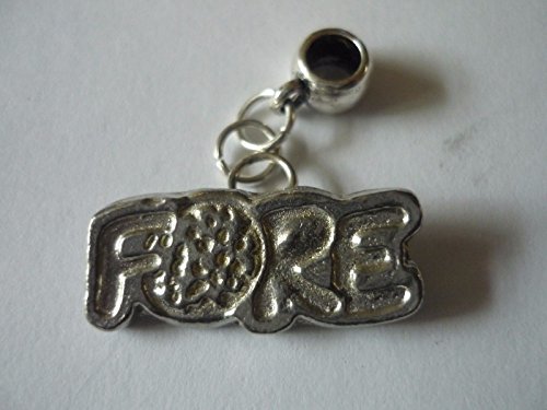 Fore TG7 Golf Charm pendentif trou 5 mm breloque bracelet Derbyshire