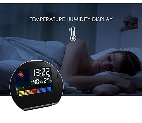 Reloj proyector de techo para ver la hora al despertar en el dormitorio 4
