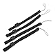 4x Handschlaufe Trageband Handgelenk Armband für Fernbedienung Game-Controller, 16 cm, Schwarz