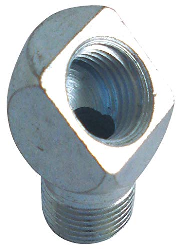 Westward Grease Fitting, 45 Degree, Round, PK5 - 5NUF8 ( Pack of 2 )