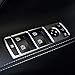 ALAVENTE 4Pcs Driver Window Switch Repair Button Caps, Lift Button Left and Right Caps for Mercedes Benz ML GL R Class W164 X164 W251 Front DRIVER MASTER Side