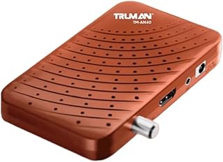 Truman Digital Satellite Receiver Mini HD TM-AN40, Brick Red