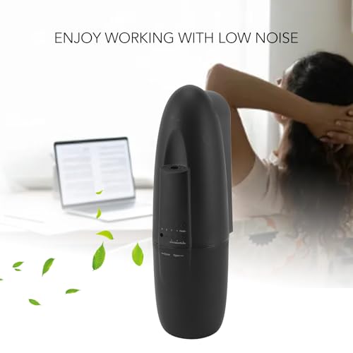 Difusor aromático eléctrico enchufable 100ml negro miniatura 4