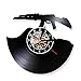 Rgzqrq Ripresa Orologio con Disco in Vinile Silhouette Orologio da Parete Muto in Vinile 3D Coppia Decorazione casa Regalo Soldato Fatto a Mano 30x30cm