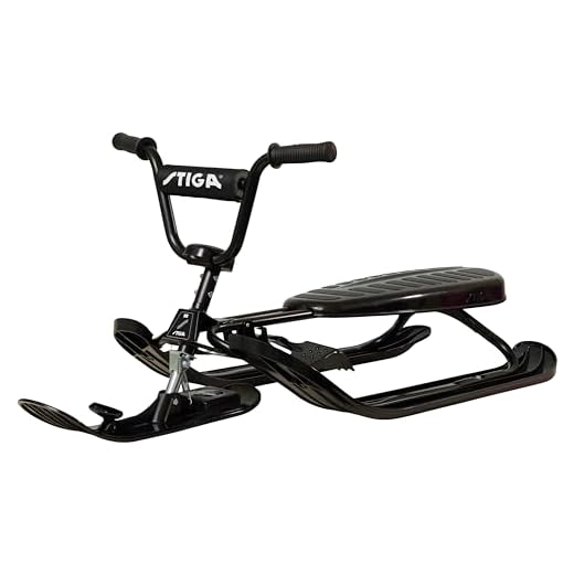 STIGA Snowracer Curve SX, svart