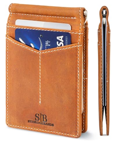 SERMAN BRANDS RFID Blocking Wallet Slim Bifold -...