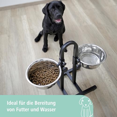 Kerbl Pet Futterbar inkl. Näpfe 2x2800ml beidseitig höhenverstellbar