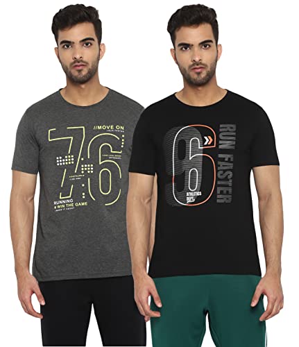 Image of Ap'pulse Men's Printed Short Sleeve Sport Tshirt Combo Pack