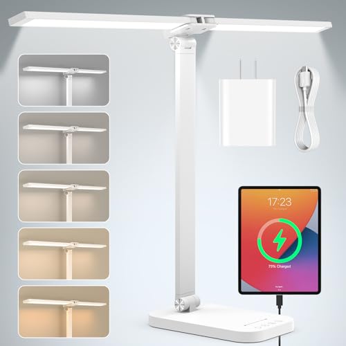 Lampada Da Scrivania LED Shannon Bianco Bianco | Leroy Merlin