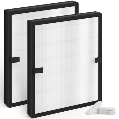 Image of 2-Pack E-200 Replacement Filter Compatible with Lunino E-200 Air Purifier, 3-in-1 Filtration, with Some Aromatherapy Tablets
