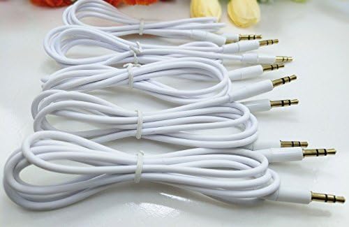 Soumooo 1 Pack Replacement 4FT 3.5MM Headphone Cable Cord For Skullcandy Hesh 2 Headphones White