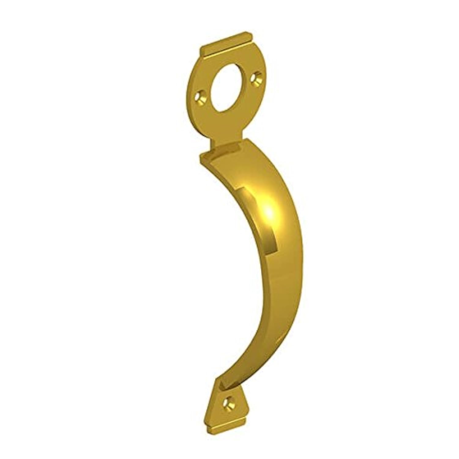 Gatemate Brass 8" Long Throw Gate Lock Pull Handle