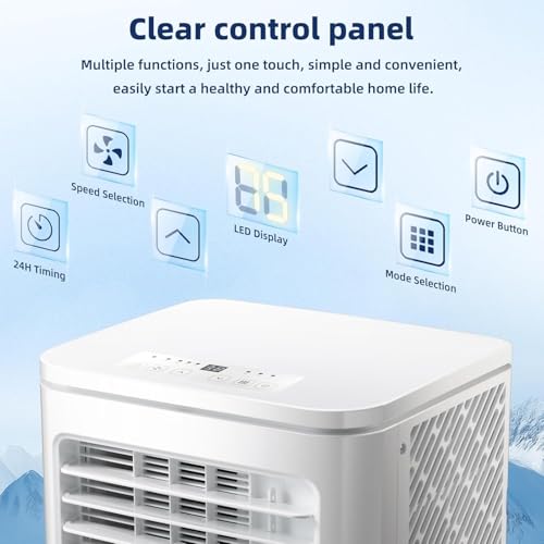 Image of Antarctic Star 8000 BTU Portable Air Conditioner, Portable AC Unit