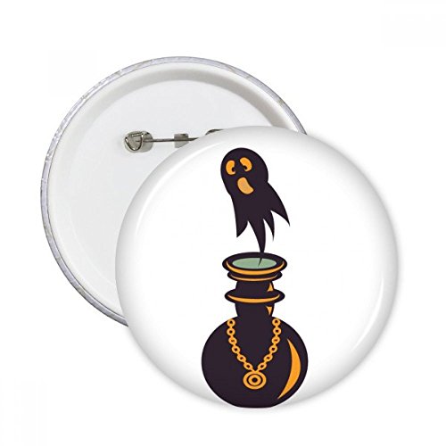 Badge Hallowmas ronde pour décoration de vêtements lors des soirées déguisées d'octobre