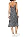 The Drop Women's Ana Silky V-Neck Midi Slip Dress, Black/White Polka Dot, 2X, Plus Size