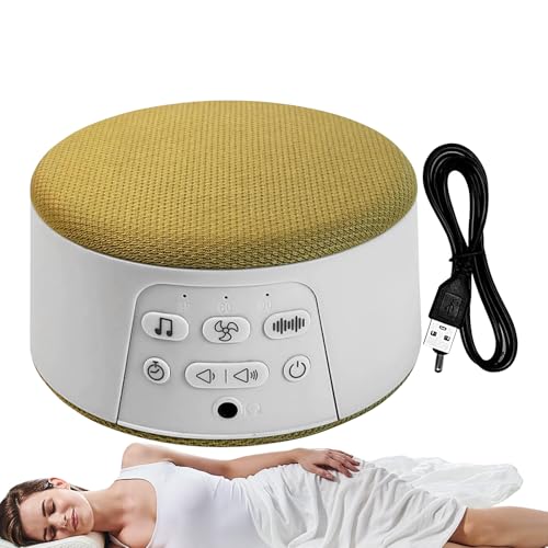 Máquina de sonido de ruido , máquina de dormir, sonido de ruido , dispositivos electrónicos portátiles con función de temporizador de apagado automático, recargable para adultos, bebés y