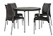 Produktbild Keter Rattan Bistro Set Jersey, Graues Bistro Set Balkon