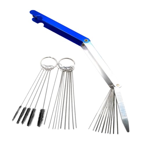 ROMISBABA Cleaner Tool Kit Brushes and Cleaning Needles 3pcs Set for Motorcycle Throttle Body Cleaner Engine Cleaning