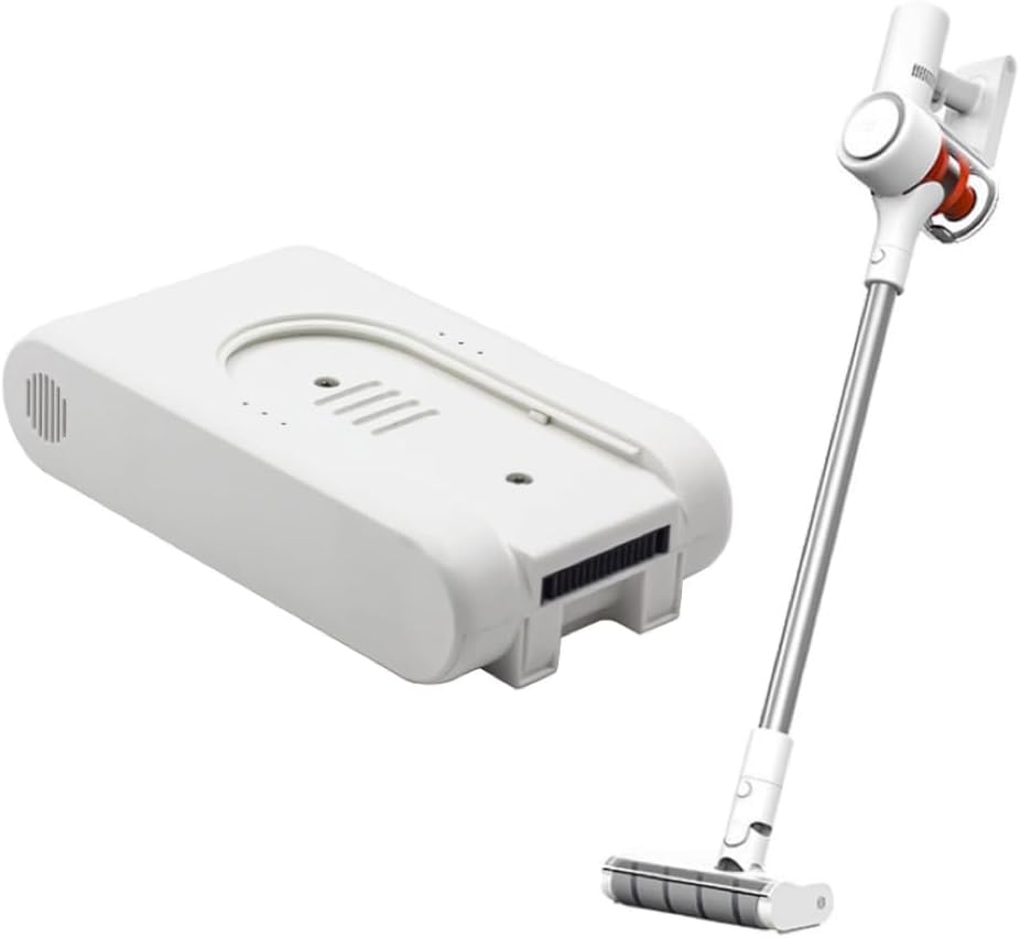 Li-ion Battery Compatible with for Xiaomi Mijia Xiaomi Dreame G9 G10 R10 1S R10Pro T10 T20 V12S Cordless Vacuum Cleaner (25.2V 5000mAh) White