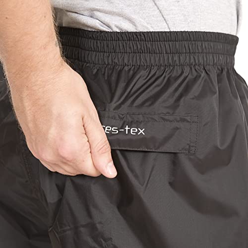 Trespass Qikpac Pant Pantalons imperméables Mixte Adulte, Noir, XL