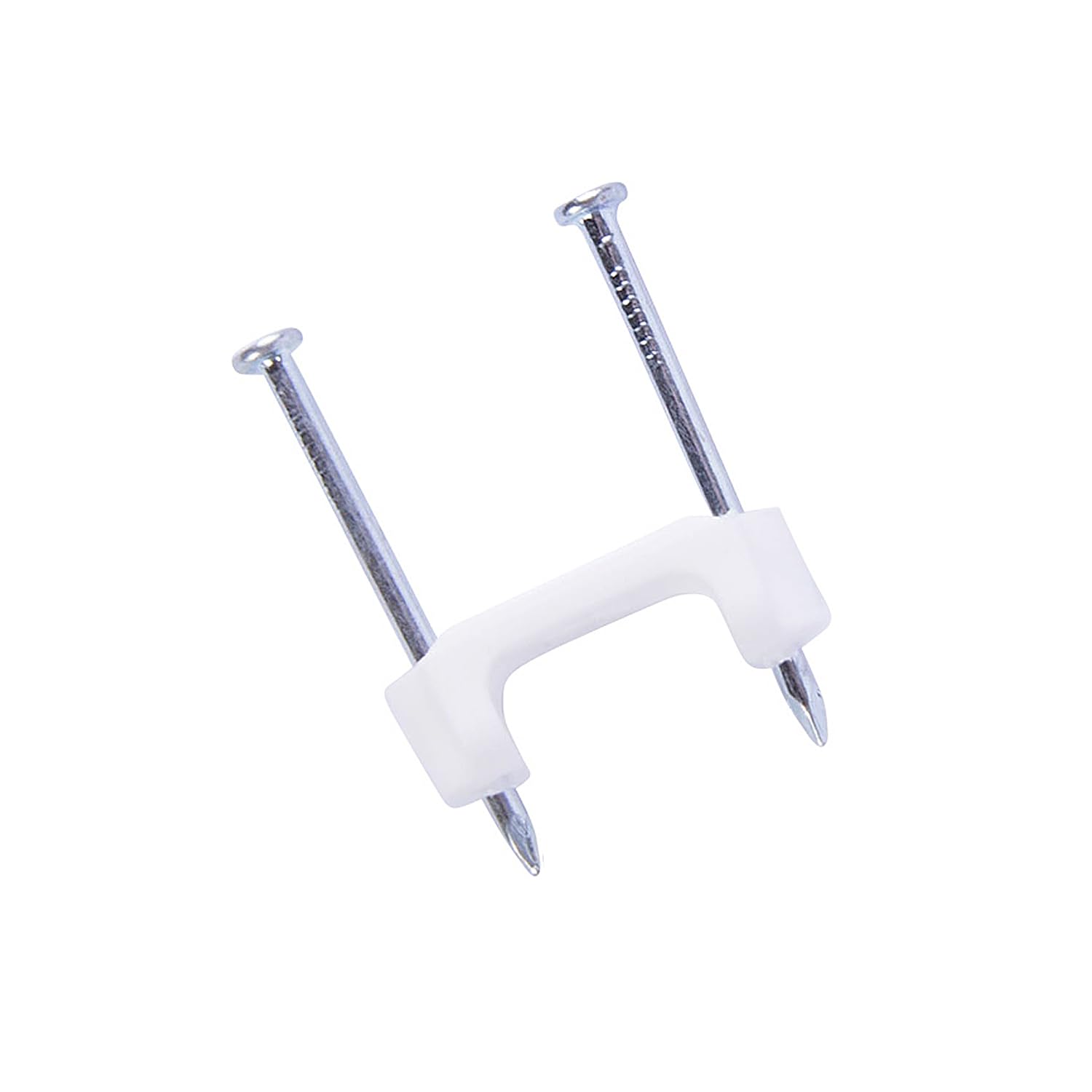 Gardner Bender PS-150 Plastic Staple, ½ Inch., 14/2, 12/2, 10/2 (NM) Cable, Quick / Easy Installation, for Romex, UF, (NM) & More, 100 Pk., White — Amazon image 6