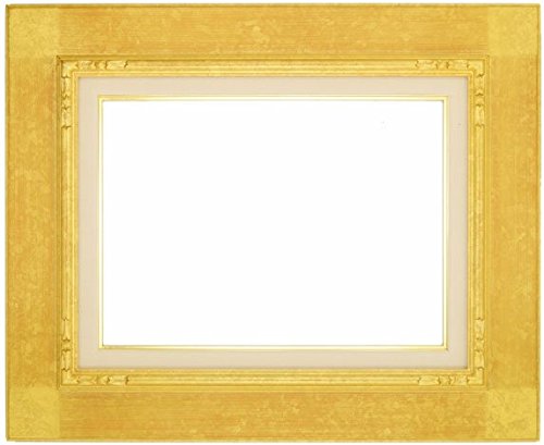 Amazon.co.jp: 油彩額 平傾斜角紋 金 F8 : ホーム＆キッチン