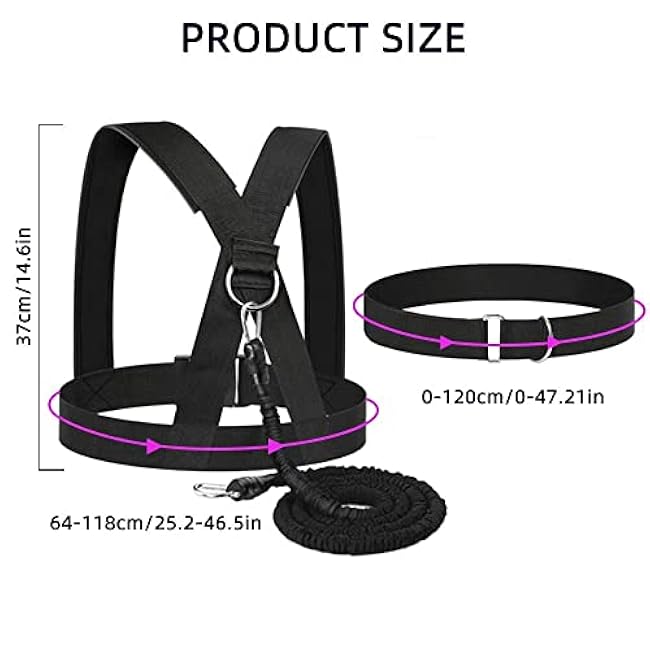 Resistance Explosive Training Rope Force Improve Power, Agility, Strength Track and Field Football Basketball Volleyball Multi-Directional Physical Equipment