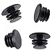 Boao 10 Pieces Handlebar Bar End Plugs Plastic Bike Handlebar Bar End Caps for Road Mountain Bike Most Bicycle