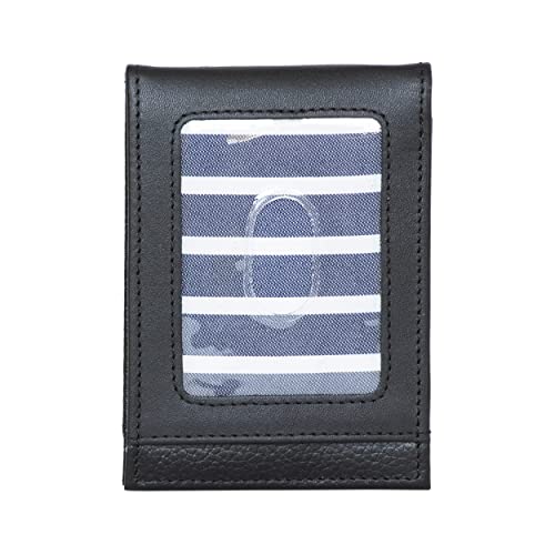 Nautica Men's Slim Wallet | RFID Blocking & ID Window | Genuine Leather