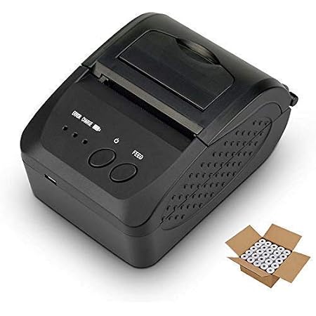 Amazon.com: NETUM - Impresora térmica inalámbrica Bluetooth con 50 rollos de  papel de recepción portátil de factura personal de 2 pulgadas 2.283 in Mini  USB POS impresora para ventas de restaurantes : Productos de Oficina