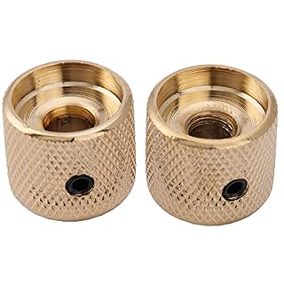 Musiclily Pro 6mm Acier Top White Pearl Boutons Potentiomètre Dome Knobs avec Fixation Vis pour Guitare électrique… – Image 5