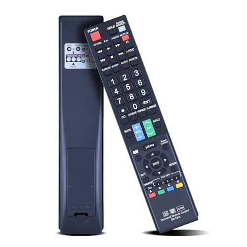 GB004WJSA SH-13+L - Mando a distancia universal de repuesto para todos los televisores inteligentes Sharp