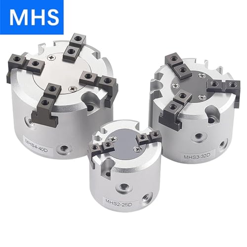 Pince pneumatique mhs3 32d de rechange pour préhension haute précision