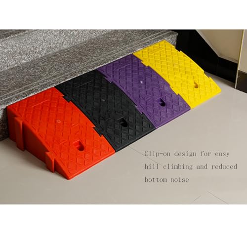 Rampa de escalera, plástico ecológico, diseño triangular, conexión segura tipo snap-fit, textura antideslizante, fácil de almacenar. miniatura 3