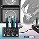Mini Stereo-Audiomixer mit 4 Kanälen und sehr geringem Rauschen für Heim/Studio/Bar Line-Mixer (MC5-BX)