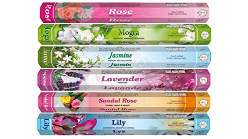 Flute Floral Assorted Incense Sticks 6 packs x 20...