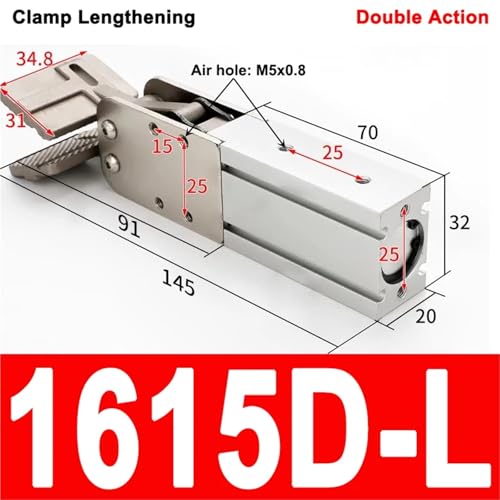 Fixation pince à salive 1615 robuste avec buse 2015D/S intégrée - 3