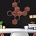Honeycomb Wood Wall Art - Modern Hollow Hexagon DIY Geometric Wall Decorations for Bedroom, Living Room, Kitchen, Home Office