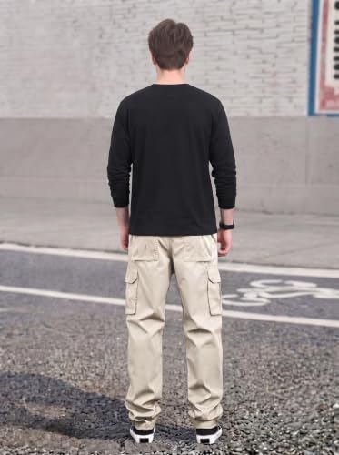 Image of Amazon Brand - INKAST Men Multi-Pocket Cargo Pants Casual Fit Trousers Stylish Cargo Trousers