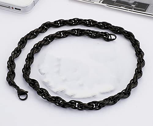 Chaîne en or 5-7mm hommes gars collier maille gourmette