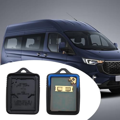 EMSea Pilot zdalnego sterowania kluczyk samochodowy 433 MHz, 3 przyciski, kompatybilny z Ford Transit MK6 2000-2006 i Connect Van 2002-2007, Maverick, czarny, 2 szt