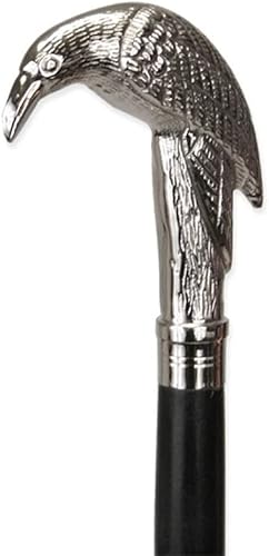 Imagen de Riyex Edgar Allen Poe's Mystic Raven Bastón gótico Swagger Bastón