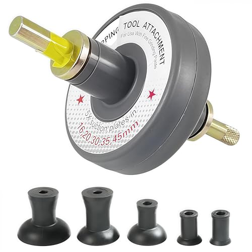 SQLJYU Ventilschleifset mit Ventilschleifpaste Ventil Läppwerkzeug-Kit Ventileinschleifpaste Ventil Einschleif Werkzeug Set Ventil LäPpwerkzeug Befestigungssatz mit 5 Stücke Gummiring