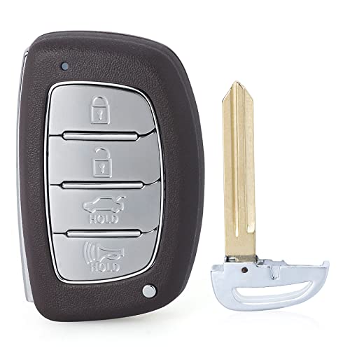 Télécommande Hyundai Elantra 2016-2018 clé de rechange 434 MHz 4 boutons pour voiture