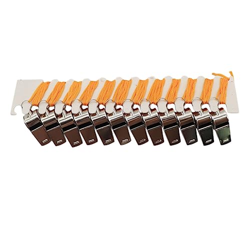 Silbatos de Acero con Cuerda para Emergencia y Actividades