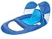 SwimWays Spring Float Recliner with Canopy - Swim Lounger for Pool or Lake